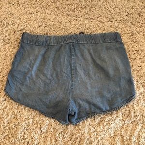 Chambray Shorts